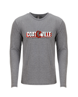 Coatesville HS Football Varsity Coatesville - Tri-Blend Long Sleeve