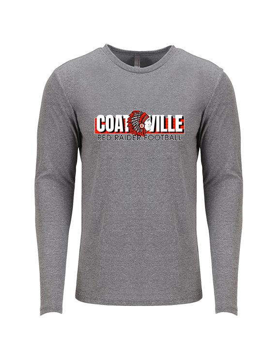 Coatesville HS Football Varsity Coatesville - Tri-Blend Long Sleeve