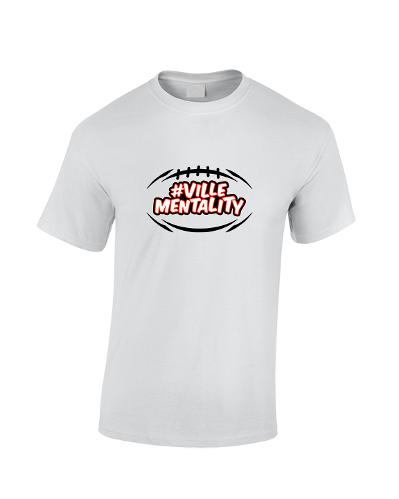 Coatesville HS Football Varsity Laces - Cotton T-Shirt