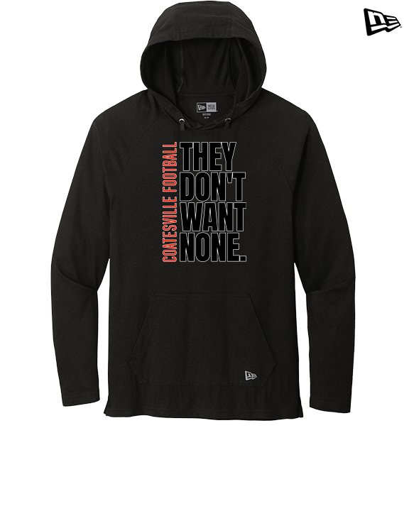 Coatesville HS Football Varsity They Don't Want None - New Era Tri-Blend Hoodie