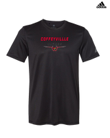 Coffeyville CC Football Design - Mens Adidas Performance Shirt