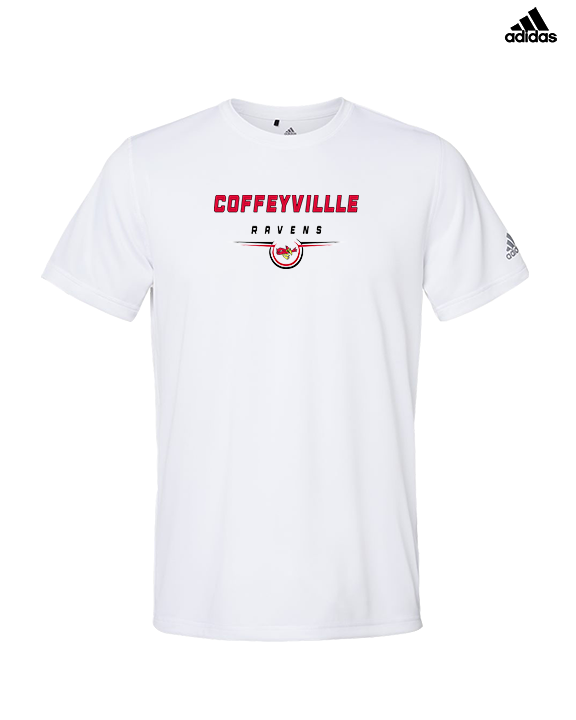 Coffeyville CC Football Design - Mens Adidas Performance Shirt