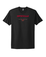 Coffeyville CC Football Design - Mens Select Cotton T-Shirt