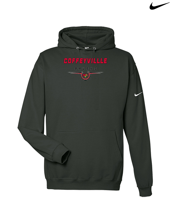 Coffeyville CC Football Design - Nike Club Fleece Hoodie