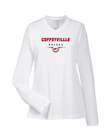 Coffeyville CC Football Design - Womens Performance Longsleeve