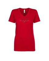Coffeyville CC Football Design - Womens V-Neck
