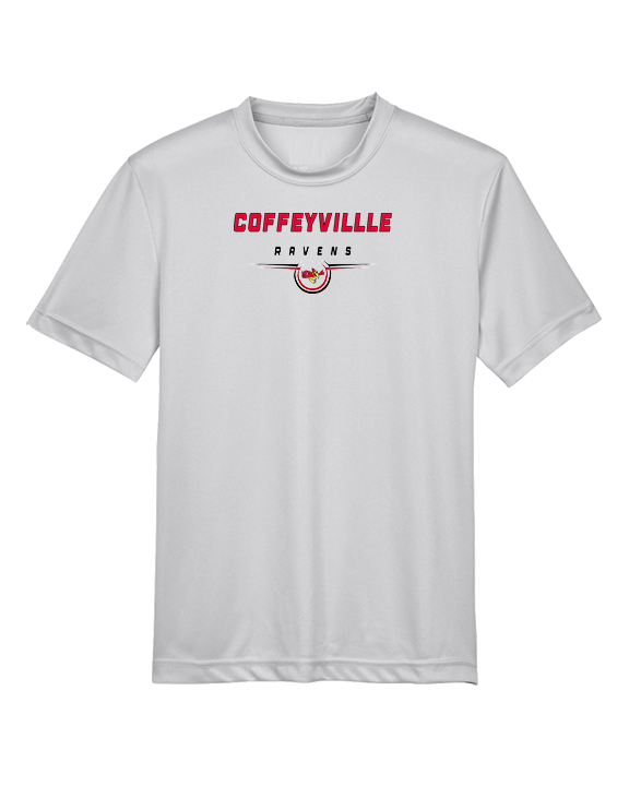 Coffeyville CC Football Design - Youth Performance Shirt