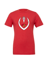 Coffeyville CC Football Full Football - Tri-Blend Shirt