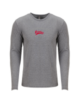 Coffeyville CC Football Laces - Tri-Blend Long Sleeve