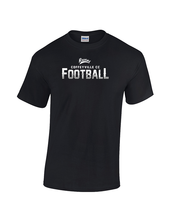 Coffeyville CC Football Logo Football - Cotton T-Shirt