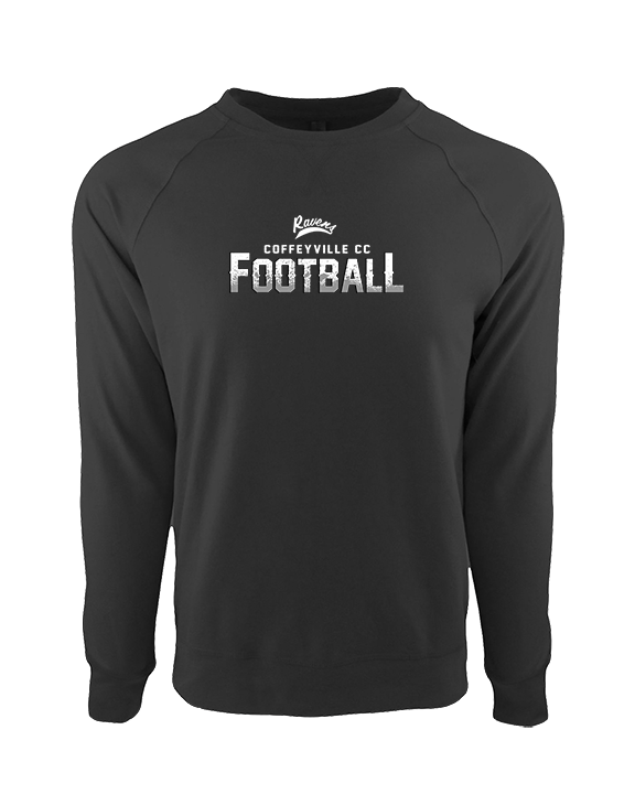Coffeyville CC Football Logo Football - Crewneck Sweatshirt
