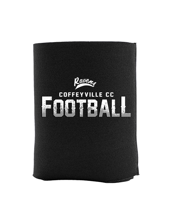 Coffeyville CC Football Logo Football - Koozie