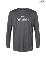 Coffeyville CC Football Logo Football - Mens Oakley Longsleeve