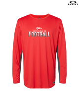 Coffeyville CC Football Logo Football - Mens Oakley Longsleeve