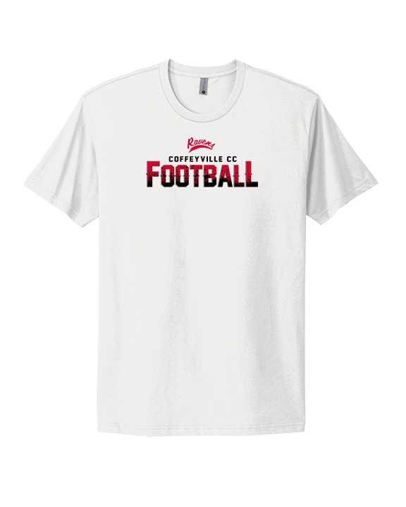 Coffeyville CC Football Logo Football - Mens Select Cotton T-Shirt