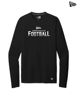 Coffeyville CC Football Logo Football - New Era Performance Long Sleeve