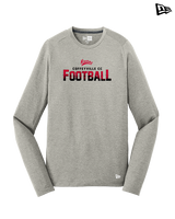 Coffeyville CC Football Logo Football - New Era Performance Long Sleeve