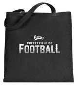 Coffeyville CC Football Logo Football - Tote
