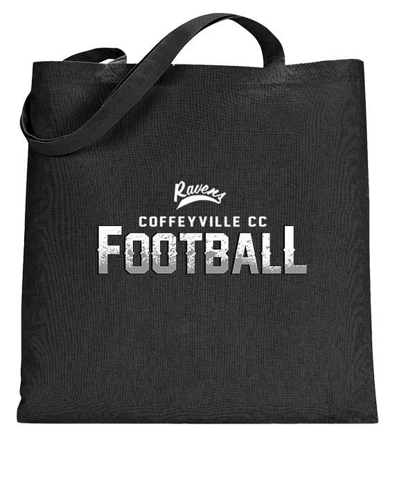 Coffeyville CC Football Logo Football - Tote