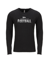 Coffeyville CC Football Logo Football - Tri-Blend Long Sleeve