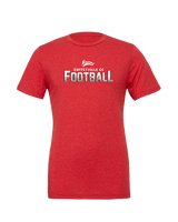 Coffeyville CC Football Logo Football - Tri-Blend Shirt