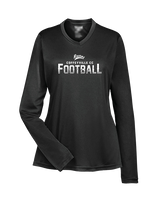 Coffeyville CC Football Logo Football - Womens Performance Longsleeve