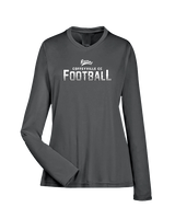 Coffeyville CC Football Logo Football - Womens Performance Longsleeve