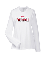 Coffeyville CC Football Logo Football - Womens Performance Longsleeve