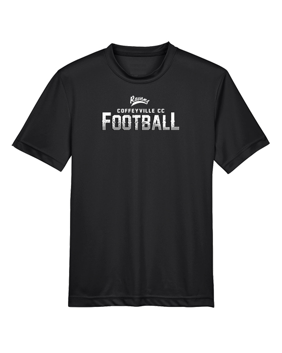 Coffeyville CC Football Logo Football - Youth Performance Shirt