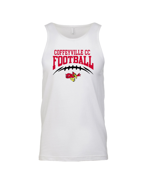 Coffeyville CC Football School Football - Tank Top