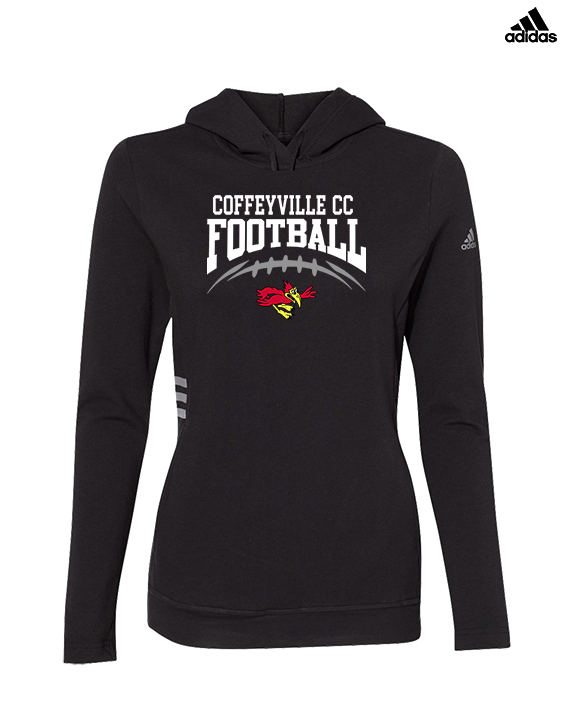 Coffeyville CC Football School Football - Womens Adidas Hoodie