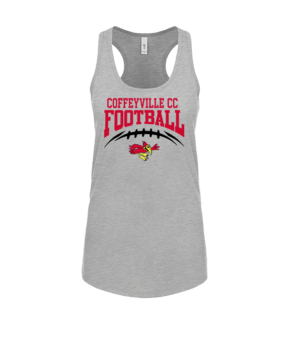 Coffeyville CC Football School Football - Womens Tank Top