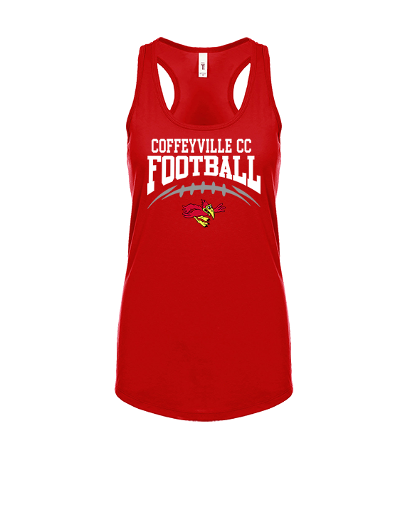 Coffeyville CC Football School Football - Womens Tank Top