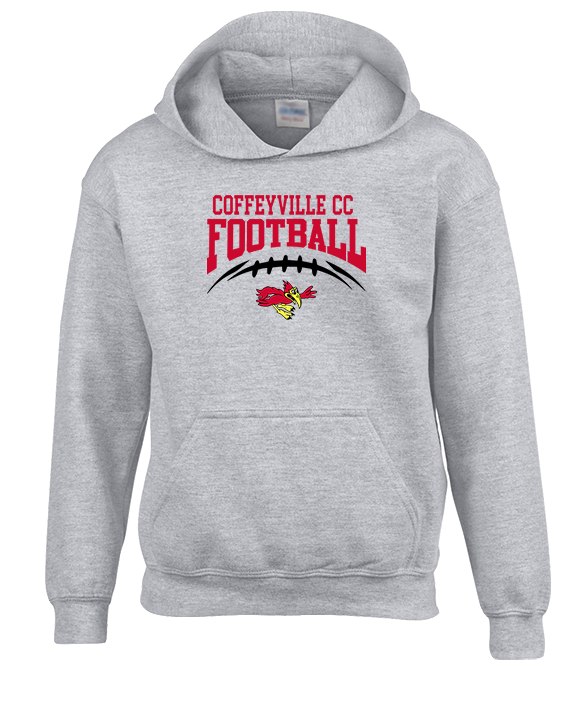 Coffeyville CC Football School Football - Youth Hoodie