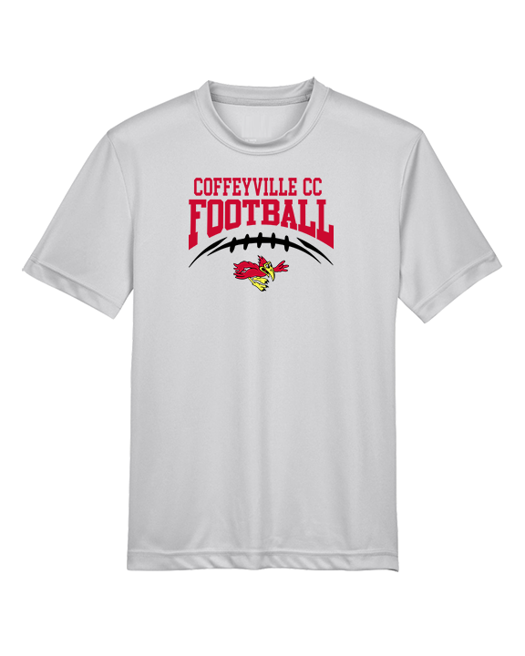 Coffeyville CC Football School Football - Youth Performance Shirt