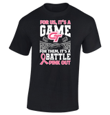 Colony For Us Its A Game - Breast Cancer Awareness Cotton T-Shirt