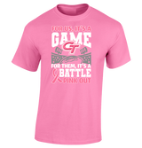 Colony For Us Its A Game - Breast Cancer Awareness Cotton T-Shirt