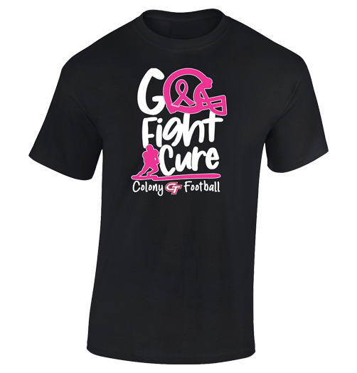 Colony Go Fight - Breast Cancer Awareness Cotton T-Shirt