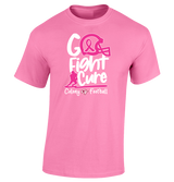 Colony Go Fight - Breast Cancer Awareness Cotton T-Shirt