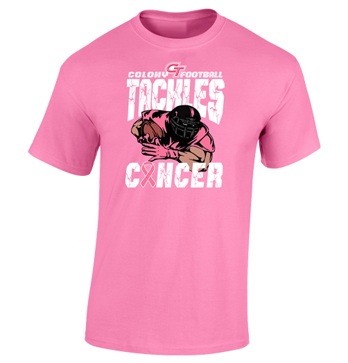 Colony Tackle - Breast Cancer Awareness Cotton T-Shirt