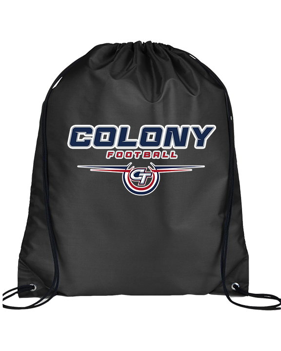 Colony HS Football Design - Drawstring Bag