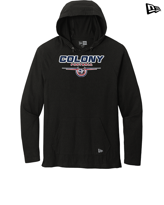 Colony HS Football Design - New Era Tri-Blend Hoodie