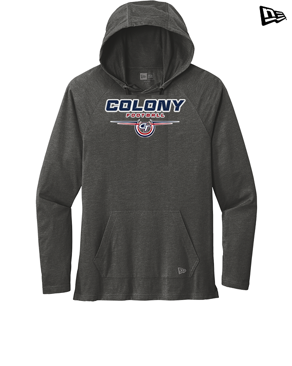 Colony HS Football Design - New Era Tri-Blend Hoodie