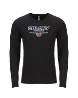 Colony HS Football Design - Tri-Blend Long Sleeve