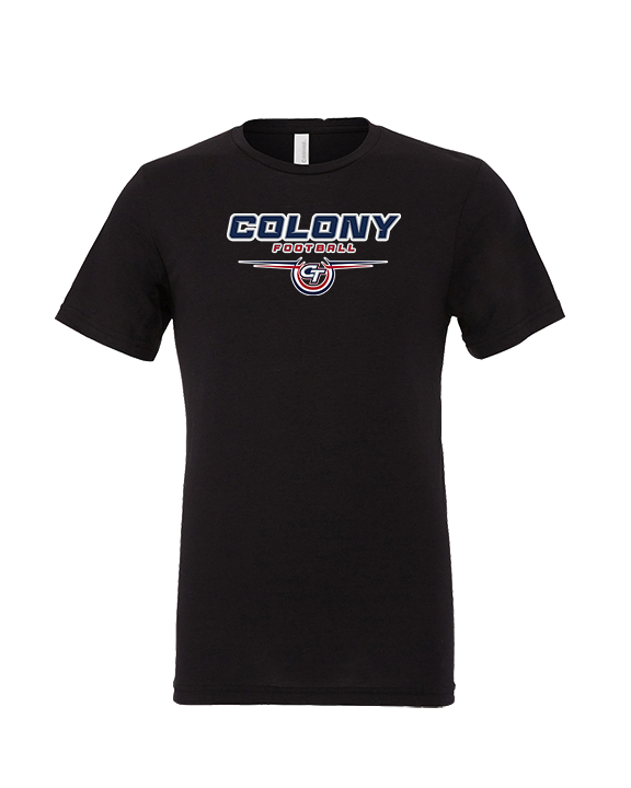 Colony HS Football Design - Tri-Blend Shirt