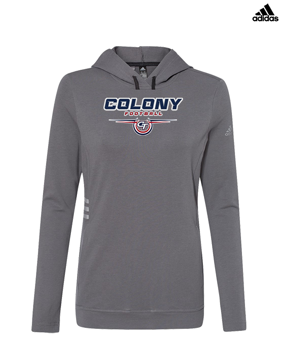 Colony HS Football Design - Womens Adidas Hoodie