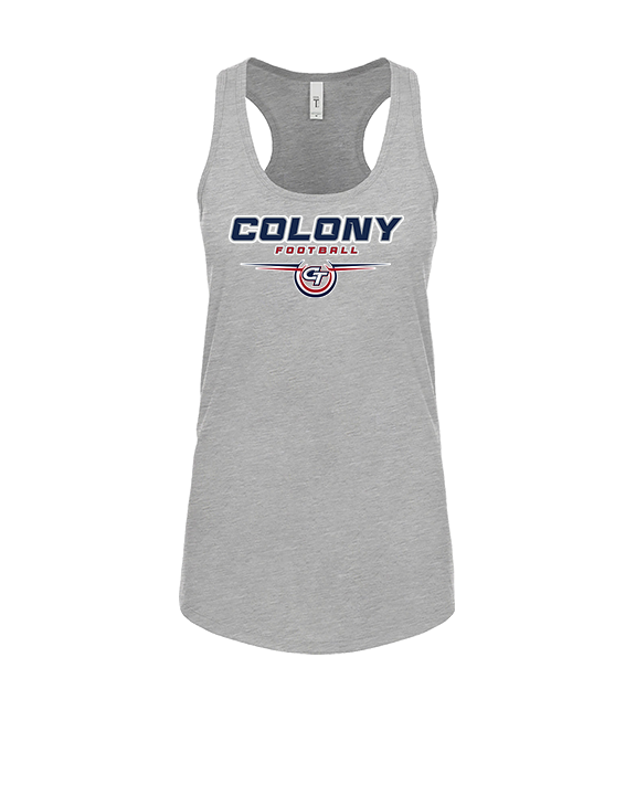 Colony HS Football Design - Womens Tank Top
