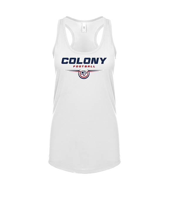 Colony HS Football Design - Womens Tank Top