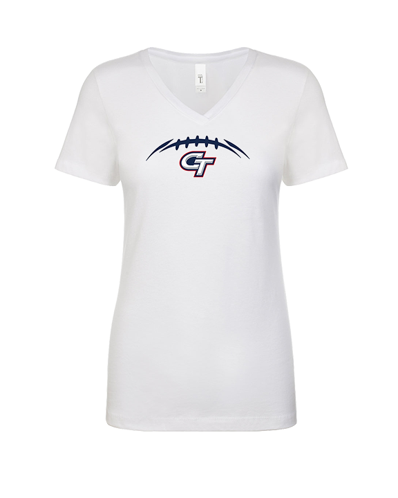 Colony HS Football Laces - Womens Vneck