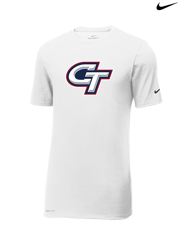 Colony HS Football Logo - Mens Nike Cotton Poly Tee